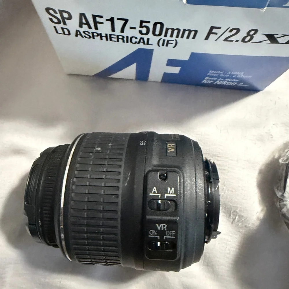 Tamron SP AF 17-50mm F/2.8 XR Lens Box